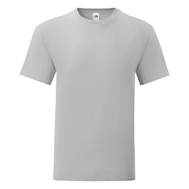 Fruit Of The Loom Herren T-Shirt Iconic (Hellgrau)