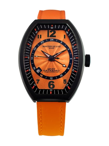 Montres De Luxe: Damenuhr Estremo Lady Orange
