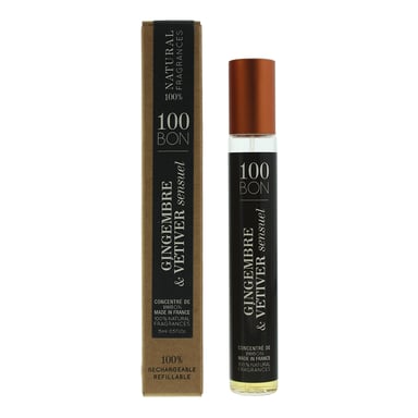 100 Bon Gingembre & Vetiver Sensue Eau De Parfum 15ml