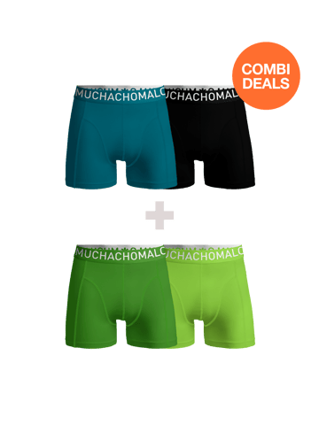 Muchachomalo Herren Boxershorts – 2+2 Stück – Herren Unterhosen