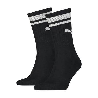 PUMA Heritage Crew 2Pck Schwarze Socken