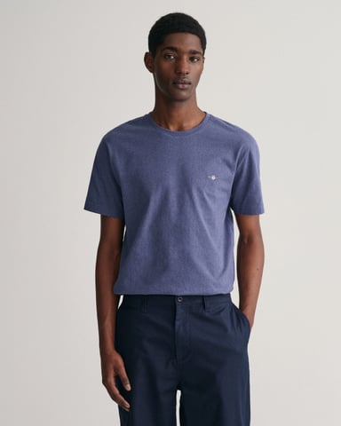 GANT Herren Regular Fit Kurzarm T-Shirt Shield Logo