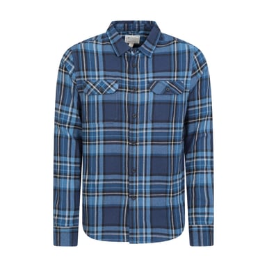 Mountain Warehouse - "Trace" Hemd für Herren Langärmlig (Dunkelblau)