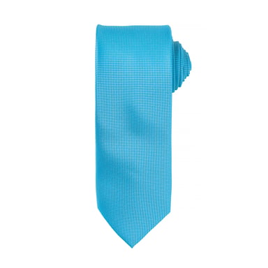 Premier Mens Micro Waffle Formal Work Krawatte (2er-Pack) (Türkis)