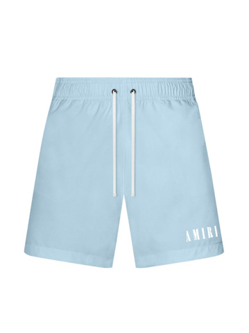 Amiri Core Logo Swimshorts in Blau