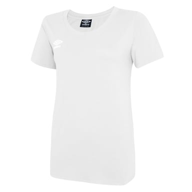 Umbro Damen/Damen Club Freizeit-T-Shirt (Weiß/Schwarz)