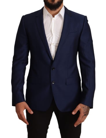 Dolce & Gabbana - Blazer MARTINI - Veste cintrée bleu marine pour homme