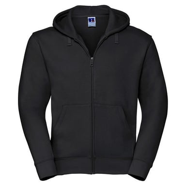 Russell - "Authentic" Hoodie mit durchgehendem Reißverschluss für Herren (Schwarz)