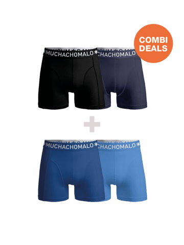 Muchachomalo Herren Boxershorts – 2 Stück Combideal – Herren Unterhosen