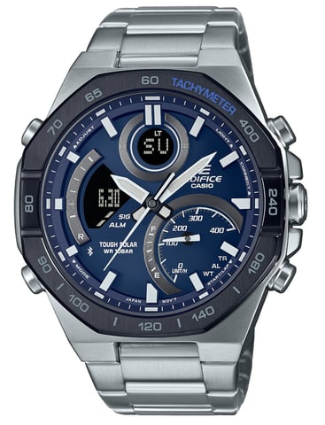 Casio Edifice Silber Herren Armbanduhr ECB-950DB-2AEF