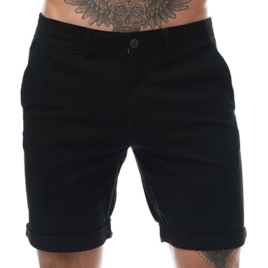 Short Fred Chino Jack and Jones Pour Homme en Noir