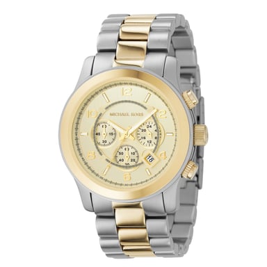 Michael Kors Herrenuhr Quartz Silber Gold