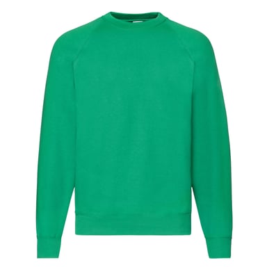 Fruit of the Loom - "Classic" Sweatshirt für Herren Raglanärmel (Irisches Grün)