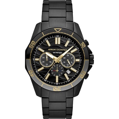 Armani Exchange Spencer Herren Schwarz Uhr AX1963