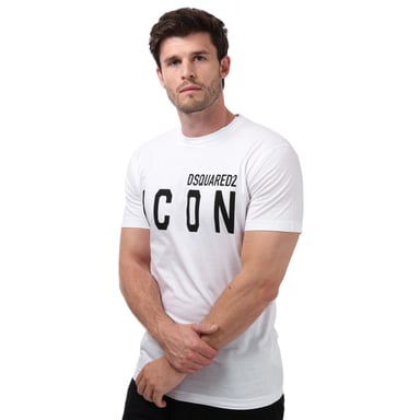 T-shirt Icon DSquared2 Pour Homme en Blanc