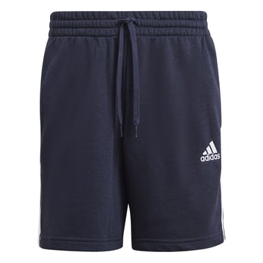 Short Essentials tissu eponge 3 bandes adidas Pour Homme en Bleu Marine