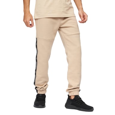 Crosshatch - "Apollo" Jogginghosen für Herren (Steinfarben)