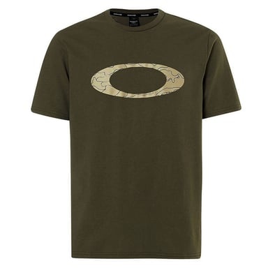 Oakley Short Sleeve Crew Hals Green Herren Ellipse Line Camo T-Shirt 457359 86 V