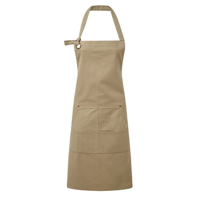 Premier Calibre Taschenschürze aus schwerem Canvas (Khaki)