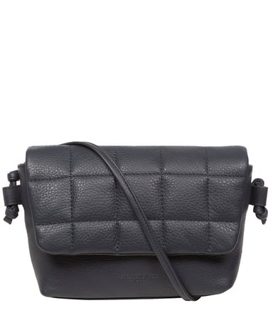 'Zoey' Navy Nappa Leather Cross Body Bag