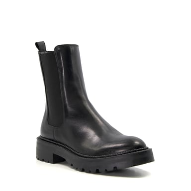 Dune Ladies PICTURE Leather Cleated Biker Boots Picture
