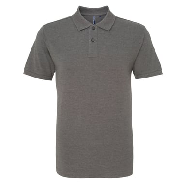 Asquith & Fox Herren-Poloshirt mit kurzen Ärmeln (Holzkohle)