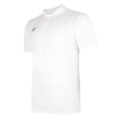 Umbro Herren Essential Polo Shirt (Weiß/Schwarz)