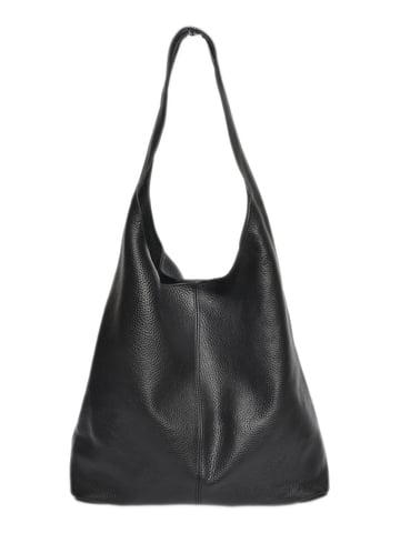 Carla Ferreri Schwarz Rindsledertasche
