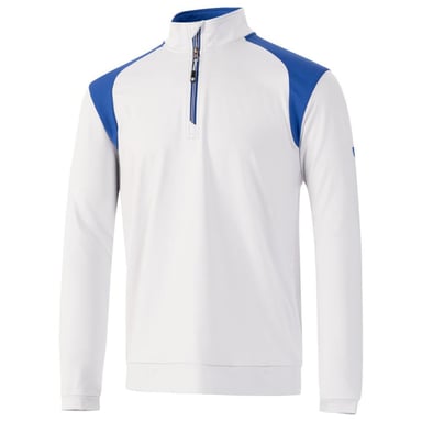 Island Green - Pullover Verkleidet für Herren - Emblem (Silbergrau/Königsblau)