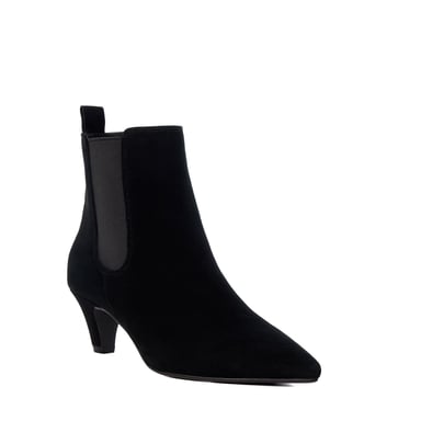 Dune Ladies Obvious - Suede Mid Heel Chelsea Ankle Boots