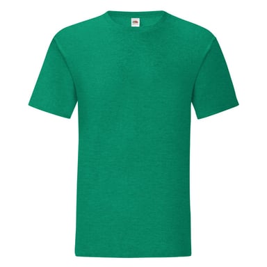 Fruit Of The Loom Herren Iconic T-Shirt (5er Pack) (Heather Green)