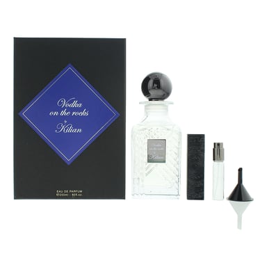 Kilian Vodka On The Rocks Carafe Eau de Parfum 250ml and Travel Spray