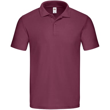 Fruit of the Loom - "Original" Poloshirt für Herren (Burgunder)