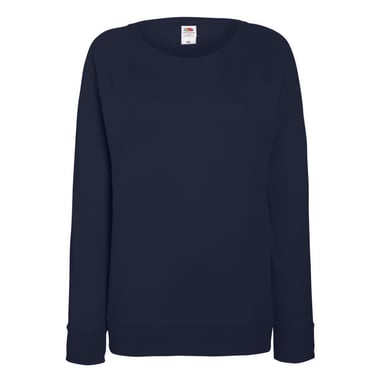 Fruit OF The Loom Damen Raglan Sweatshirt (Marineblau)