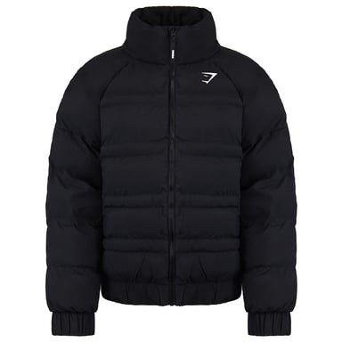 Gymshark Essential Herren Black Pufferjacke