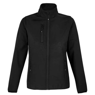 SOLS Womens/Ladies Falcon Softshell Recycled Soft Shell Jacket (Schwarz)
