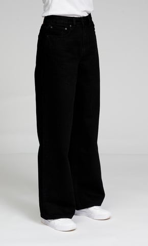 Die Original Performance Wide Jeans - Schwarzer Denim