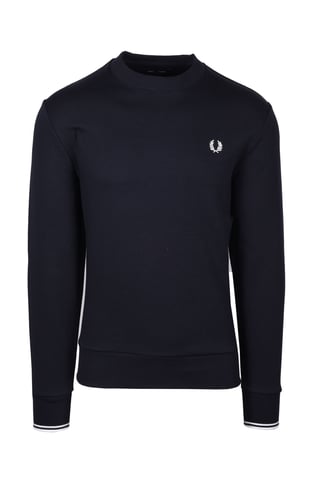 Sweat col rond Fred Perry Pour Homme en Bleu Marine