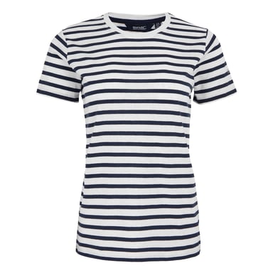 Regatta - "Bayletta" T-Shirt für Damen (Weiß/Marineblau)