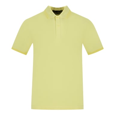 Fred Perry Twin Tipped Kragen M12 I99 Gelbes Poloshirt