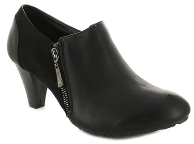 Comfort Plus Womens Boots Ankle Claire Zip black