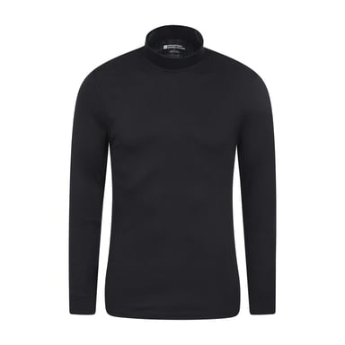 Mountain Warehouse - "Meribel" Base Layer Oberteil Rollkragen für Herren (Schwarz)