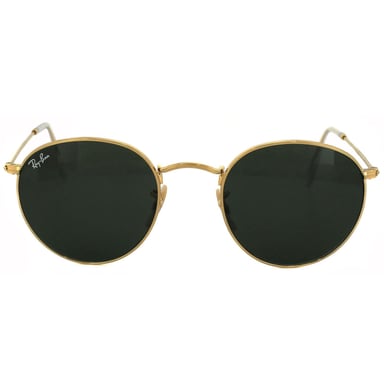Ray-Ban Sonnenbrille rund Metall 3447 001 Gold Grün 50mm