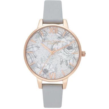 Olivia Burton Damenuhr Quartz Silber