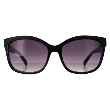 Guess Cat Eye Womens glänzend schwarz rauchfarbener Farbverlauf GF0300