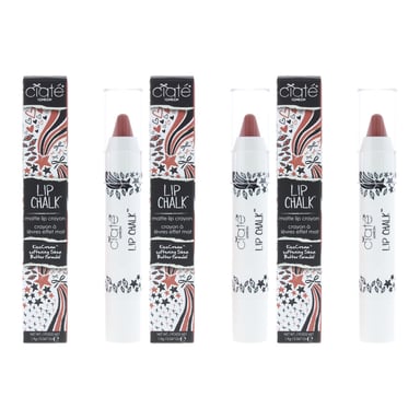Ciate Lip Chalk 1.9g Instaglam Lip Pencil Pastel Terracotta Matte x 3