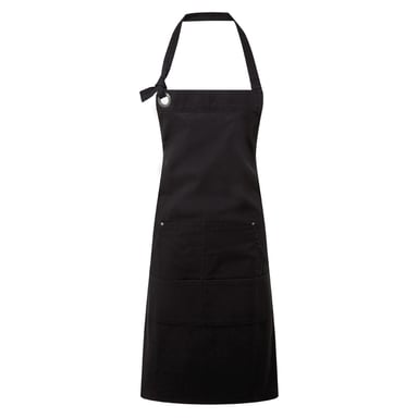 Premier Calibre Taschenschürze aus schwerem Canvas (Schwarz)