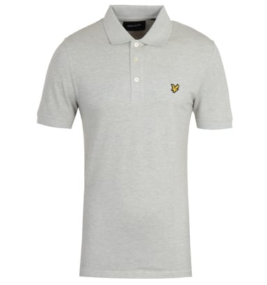 Lyle & Scott Hellgraues Poloshirt