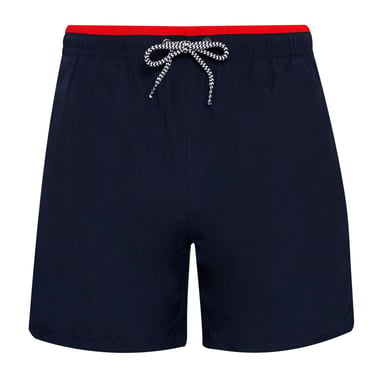 Asquith & Fox Herren-Badeshorts (Marine/Rot)