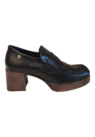 Damen Monkstrap Schuh Mis Alas Farbe Schwarz